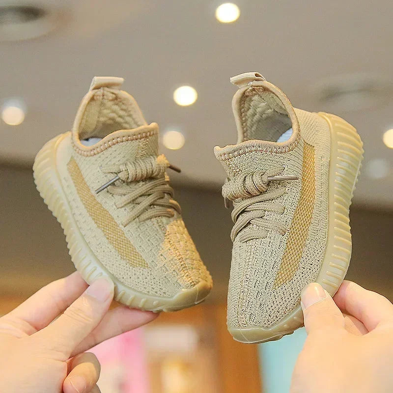 Baby Shoes Kids Sneakers Spring Summer Sandals Fluorescent Sole Sports Tennis Running Casual Flats Breathable Boys Girls Shoes